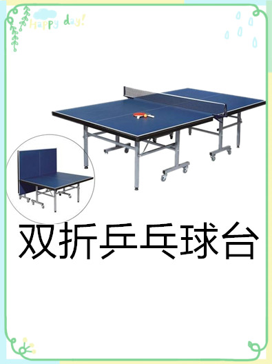 室內(nèi)雙折乒乓球臺(tái)有哪些特點(diǎn)呢？